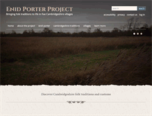 Tablet Screenshot of enidporterproject.org.uk
